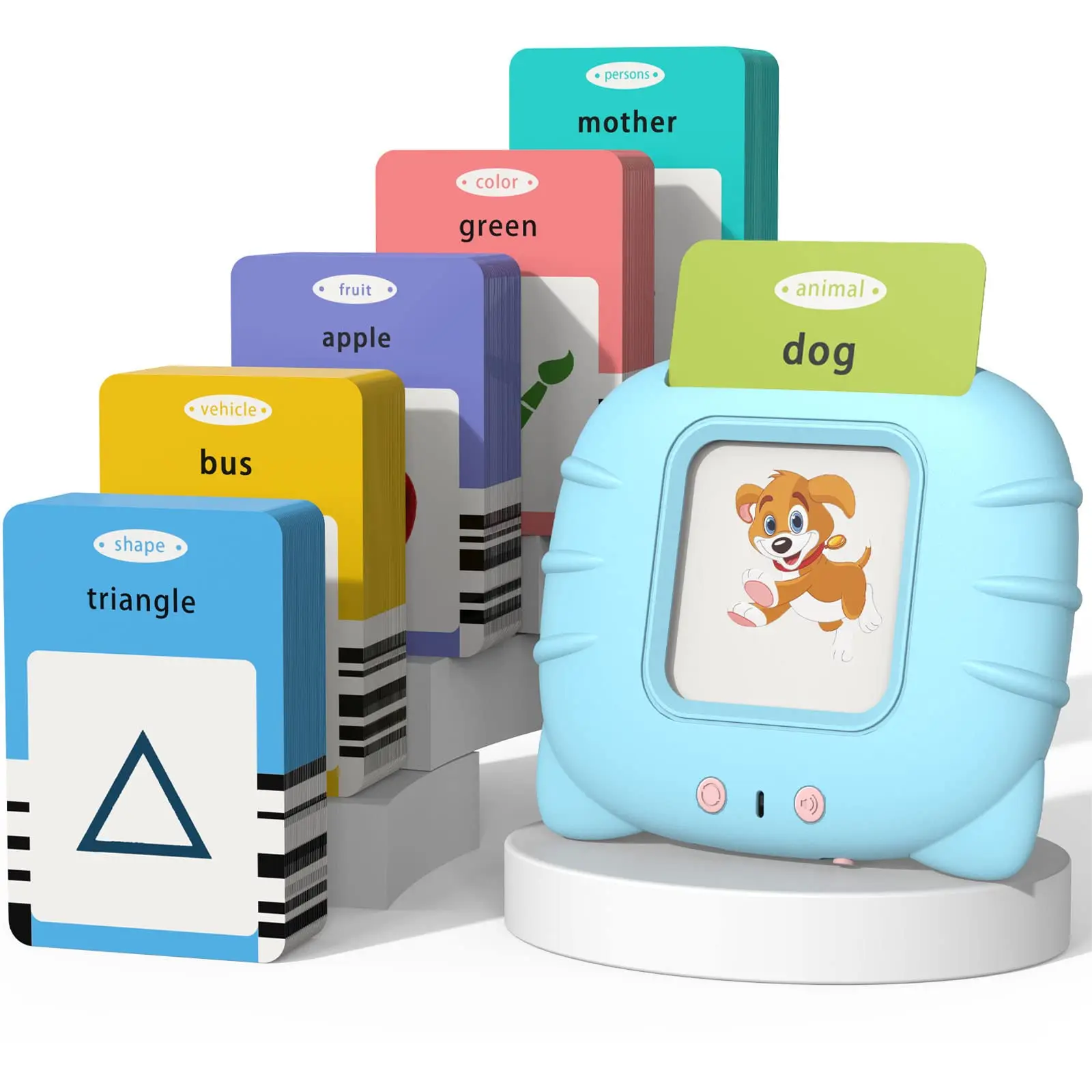 Early Education Electronic Machine Read Card Device Learning Toys Talking Flash Cards for Baby Toddler Kids Educational