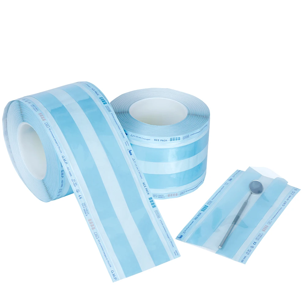 Best Selling Disposable Heat Sealing Sterilization Gusseted Reel for Medical Supply