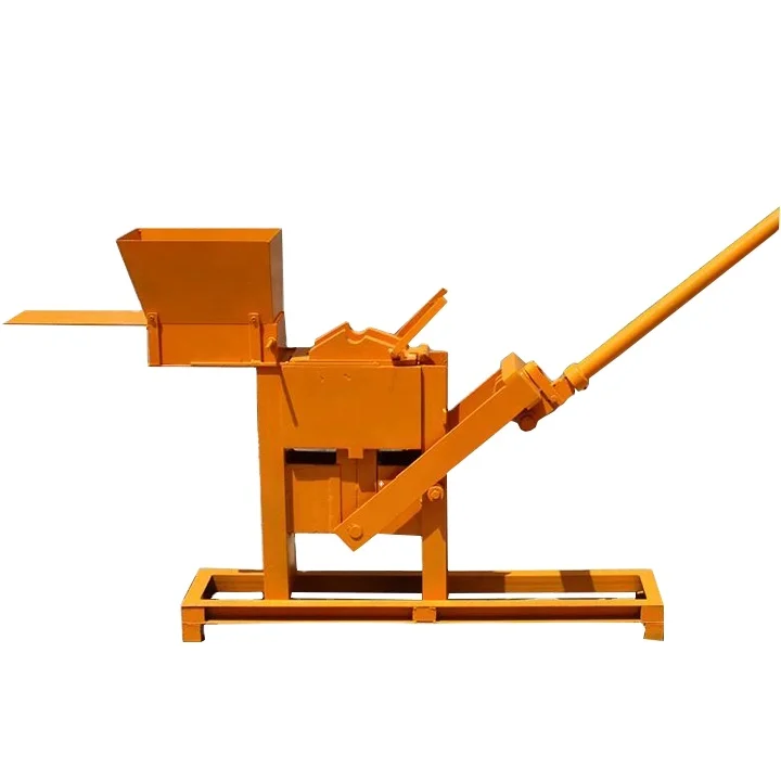 WT1-40 Manual Clay Interlocking Block Brick Making Machines Price of Block Machine Interlock Single Press Brick Machine
