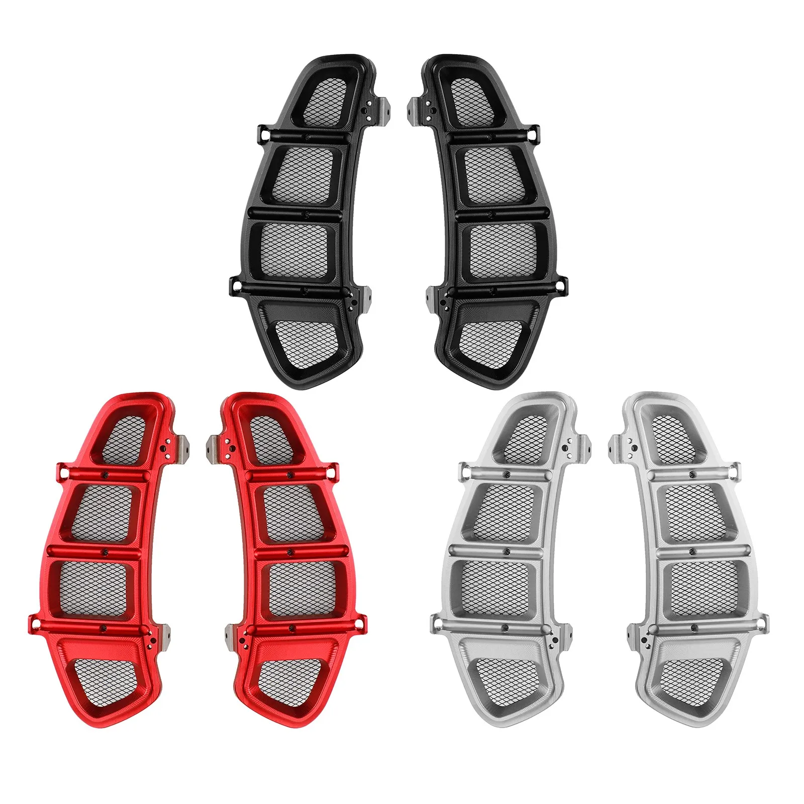 Motorcycle Radiator Guard Protector Radiator Cover For Vespa GTS 250 300 Steel Stainless