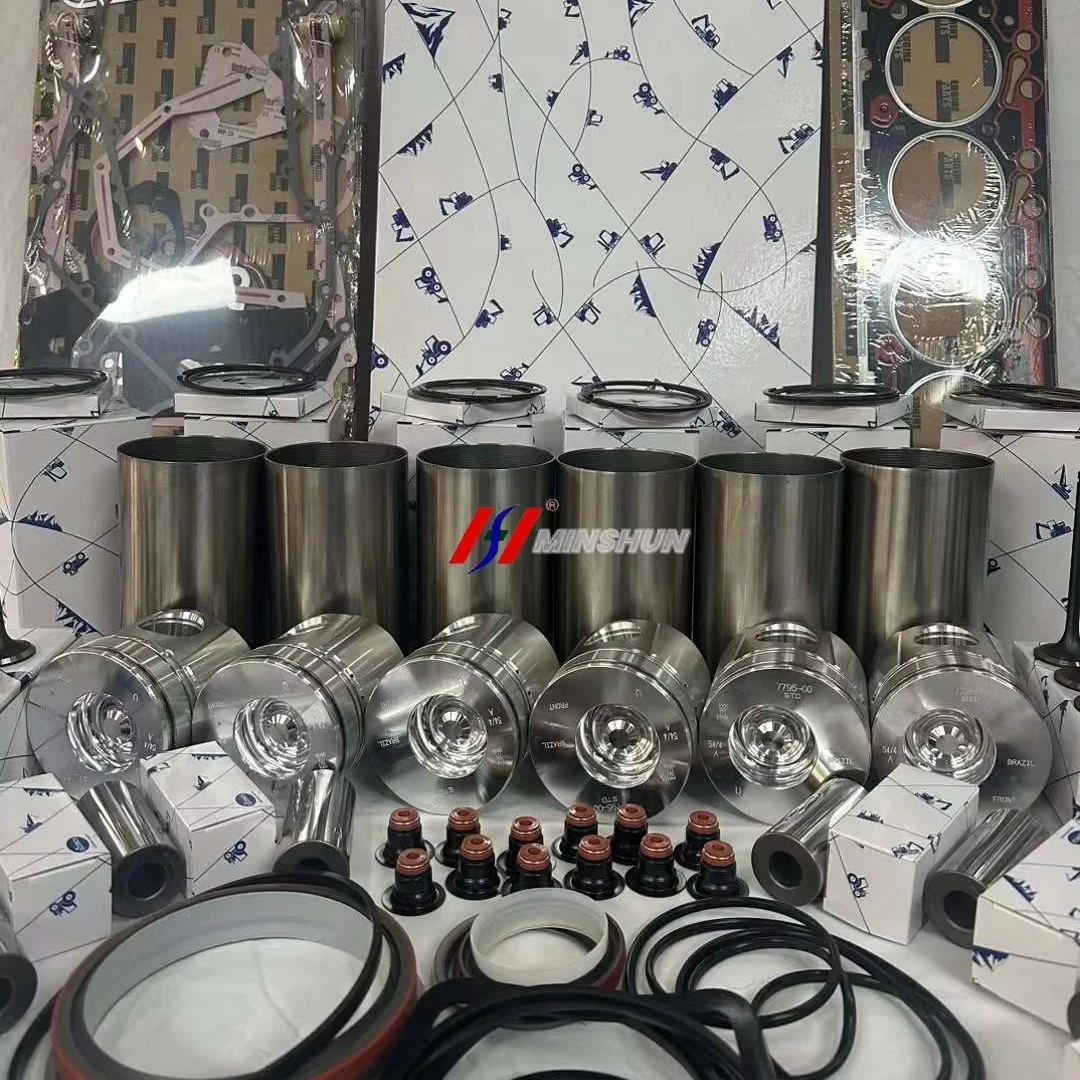 MINSHUN запасные части высококачественный Ремонтный комплект подшипники поршневые кольца Комплект прокладок клапанов для Mitsubishi 4M40T 4M40