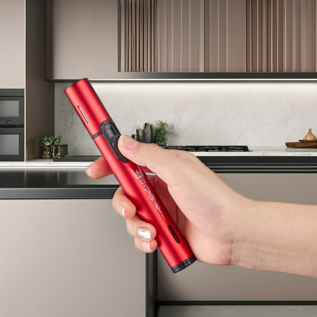 Windproof reusable Fashion exquisite outdoor barbecue camping butane torch