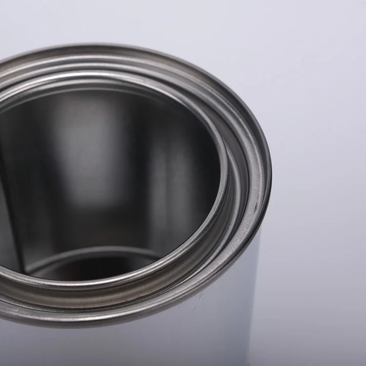 Wholesale 0.37L White Empty Metal Tin Pry Spray Paint Aerosol , Printing Ink Can With Pry Cover