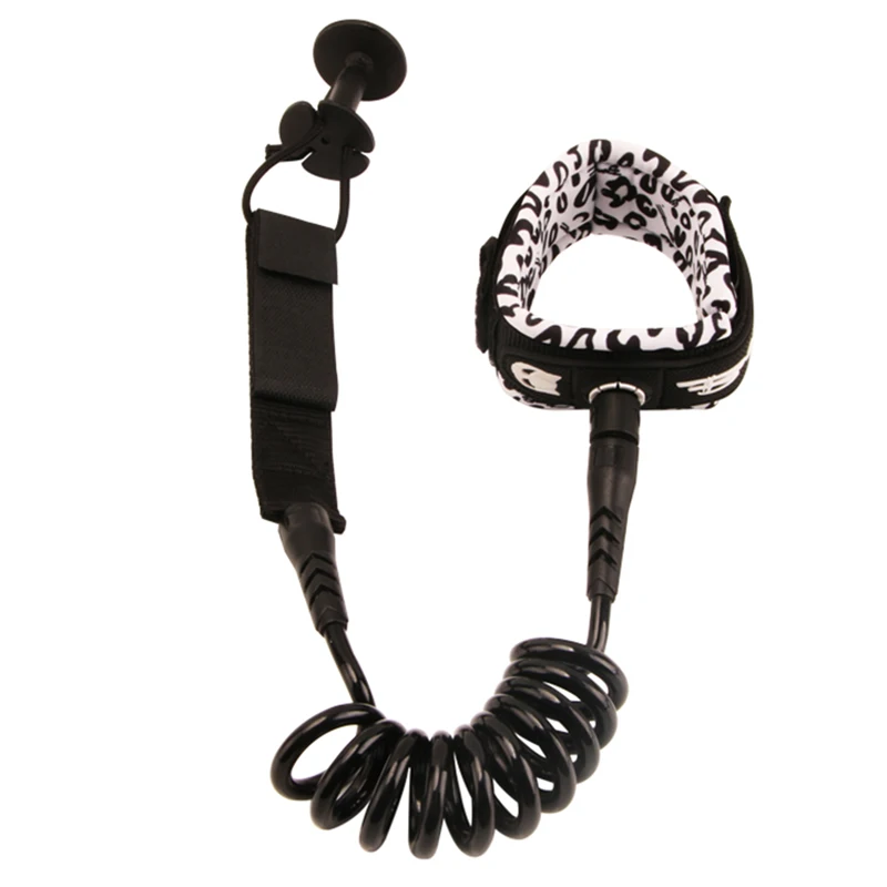 Hot sale wholesale ankle rope high quality surfboard leash strong coiled surf cord