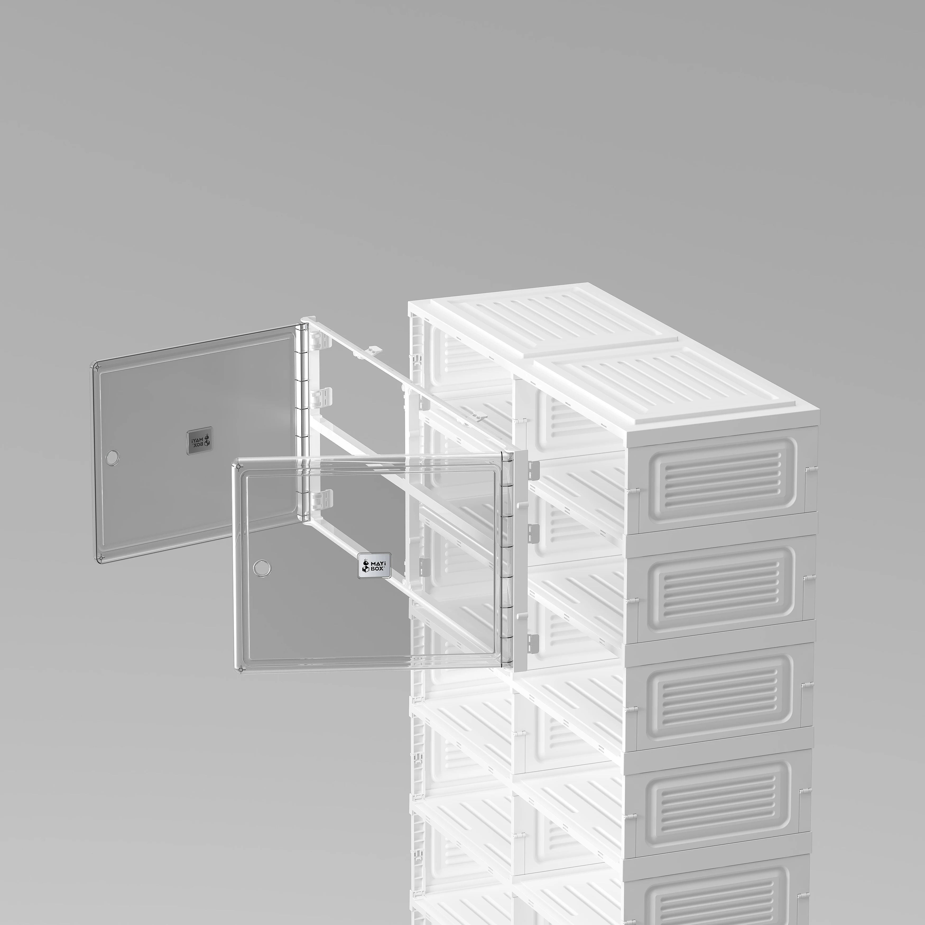 factory supply customized logo luxury foldable shoe cabinet storage rotary shoe cabinet for living room hotel