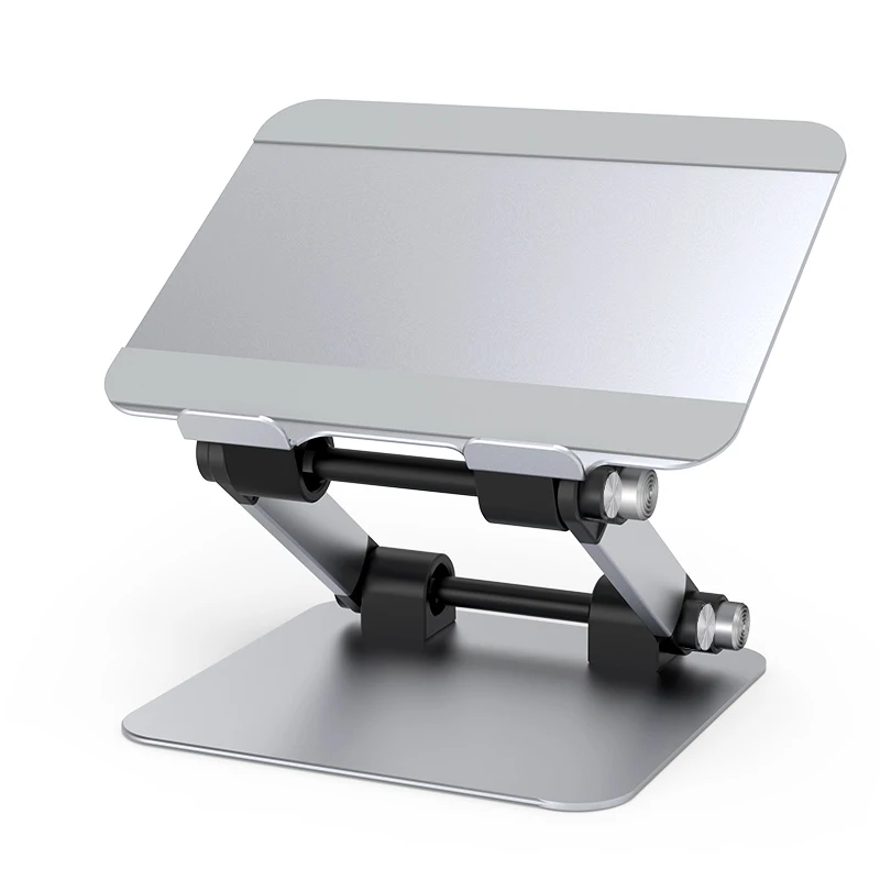 New Desk Aluminum Computer Riser Holder Notebook Adjustable Laptop Stand for MacBook Air Pro Ultrabook