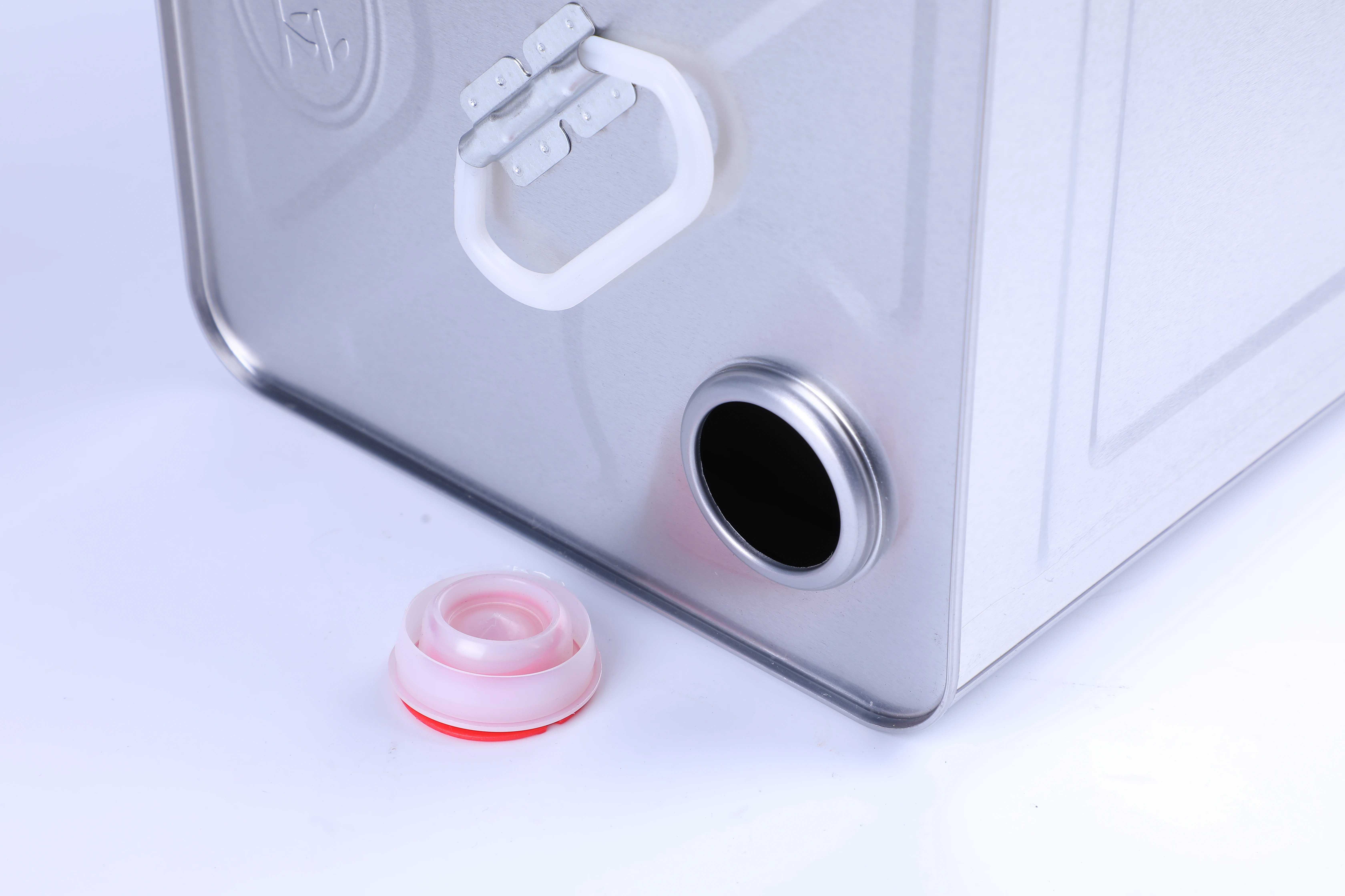 
18 liter tinplate can square metal tin oil can with squeeze cover 