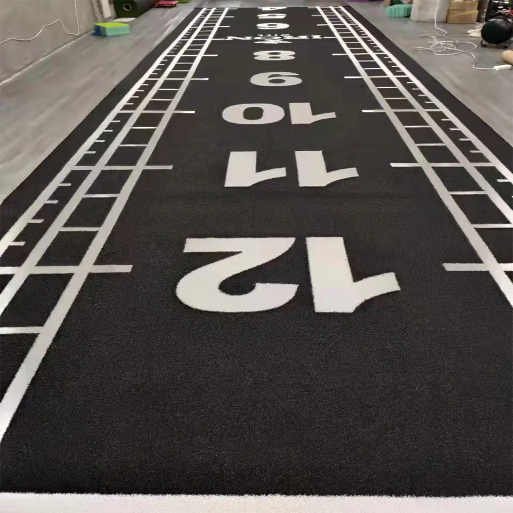 Black color fashion design synthetic grass artificial grass sports flooring gym artificial turf