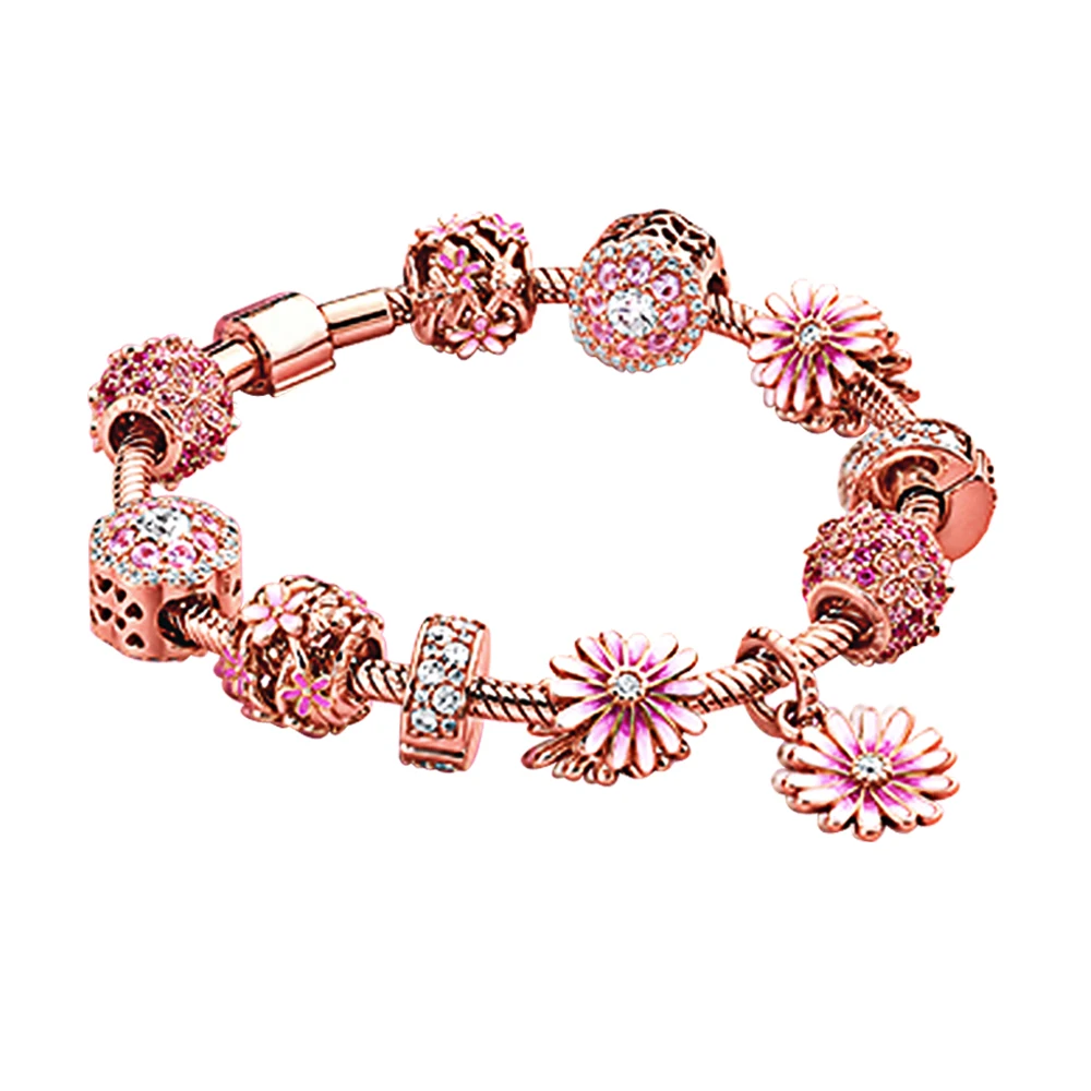 New 925 Sterling Silver Garden Charm Fits Bracelets