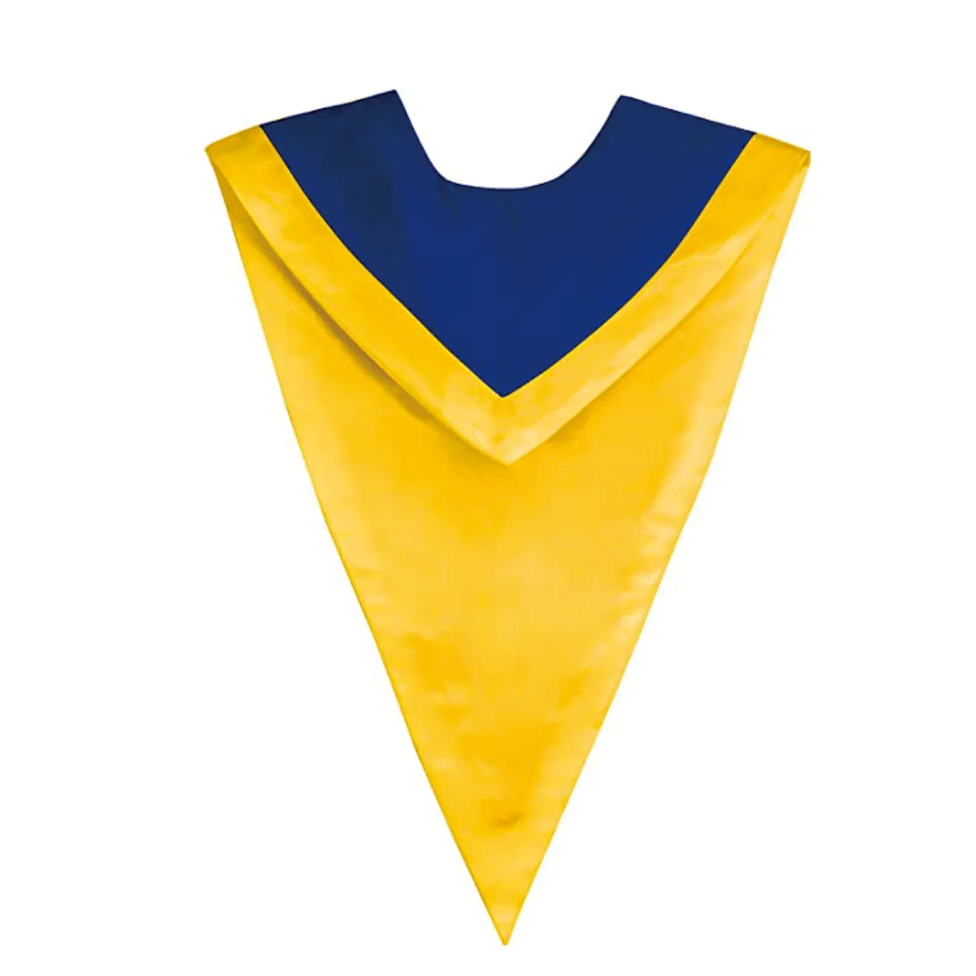 Graduation Satin V Stole Class of 2023 White Stole Graduation Sash for Graduation Gown