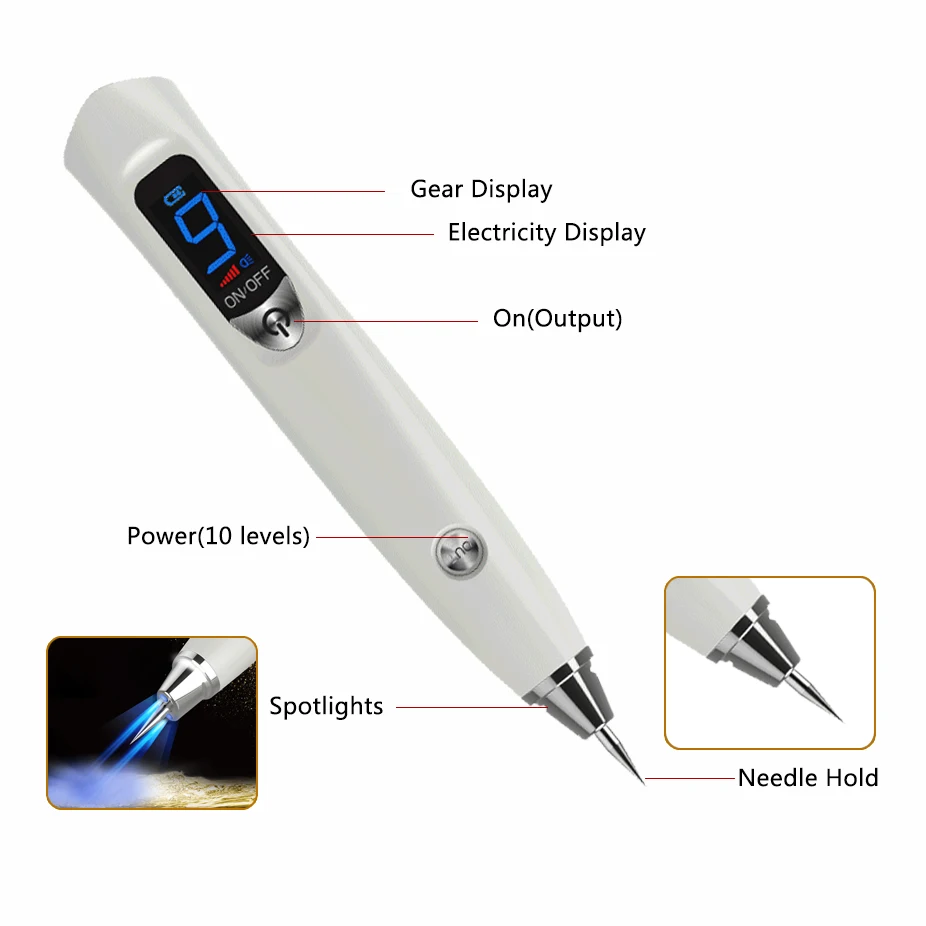 2021 remove dark black portable beauty plasma laser mole freckle spot
