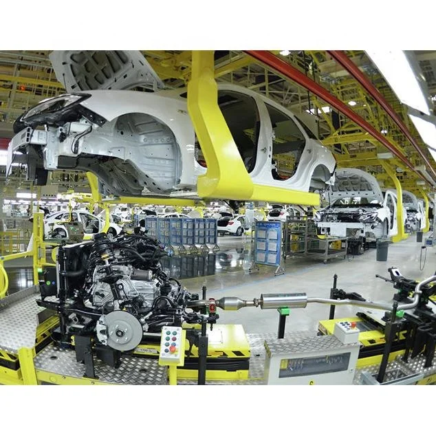 New energy car assembly line manufacturing plant