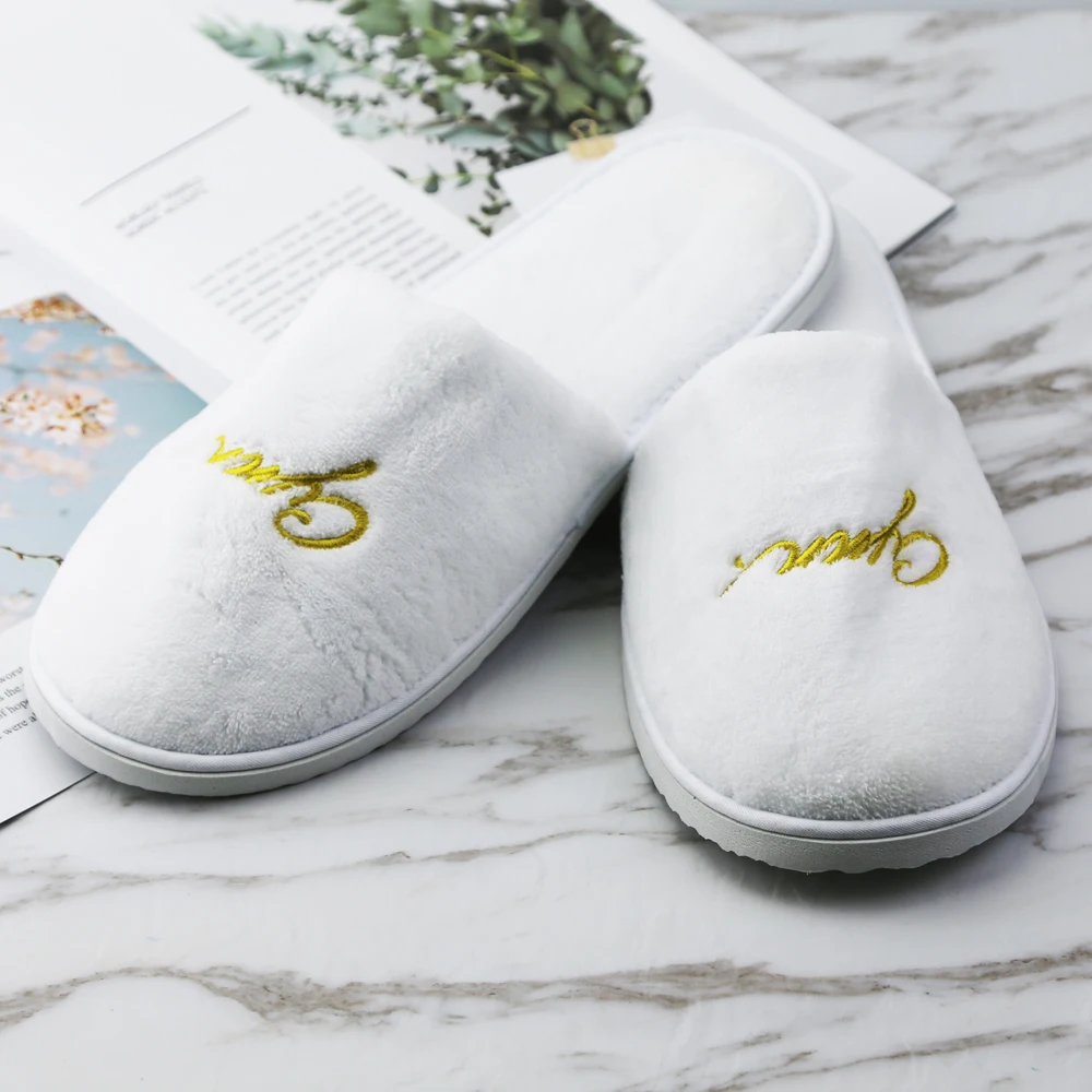 Abundant color available bio degradable hotel slippers slippers unisex white hotel