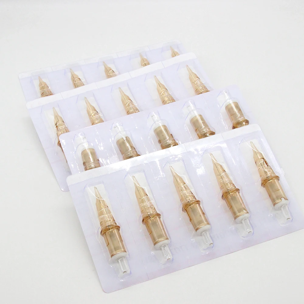Best Seller Supplies Disposable 1rl Permanent Makeup Needles Dermapen Universal Micro Tattoo Needle Cartridge for PMU Tattoo Pen