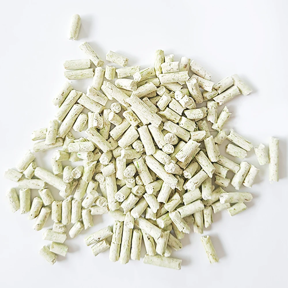 2.5mm Word Best Natural Tofu Cat Litter Dust Free Popular Strip Shape Tofu Cat Litter