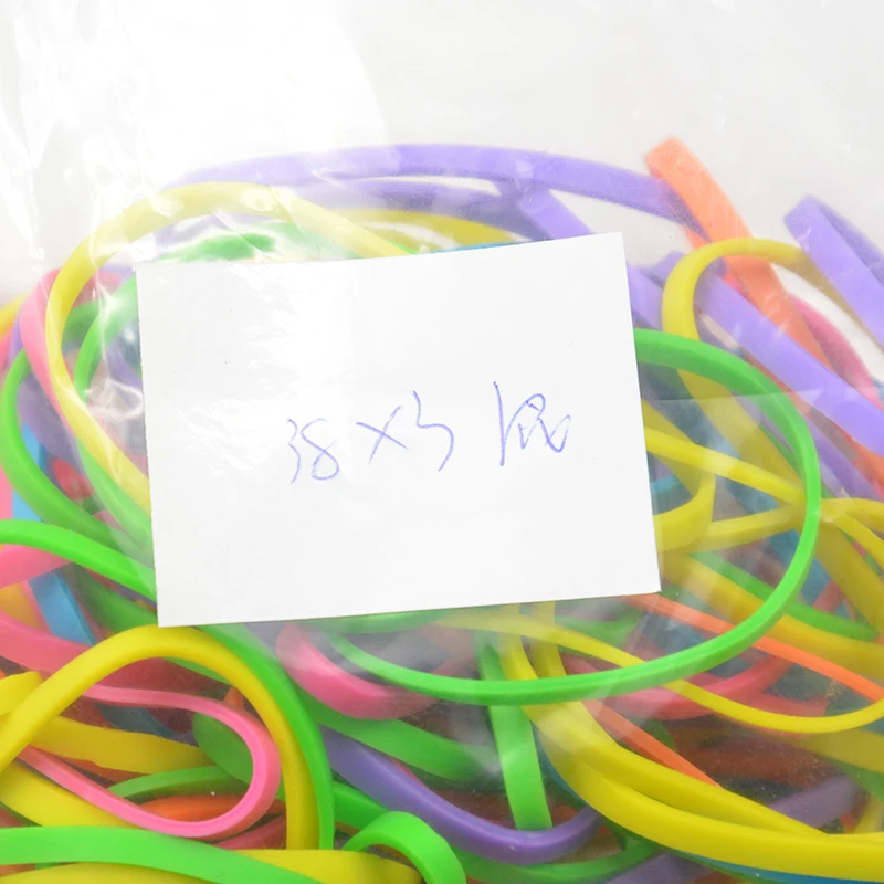Durable Natural Strong High-temperature Stability TPR Rubberbands Rubber Band For  School Home Office Stationary