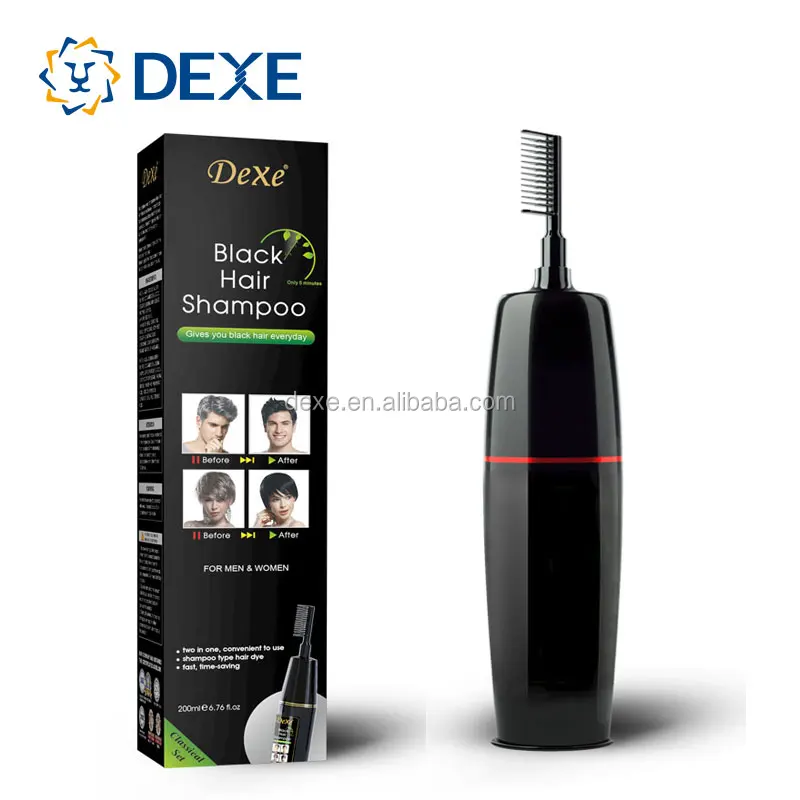 2017 Factory directly selling dexe magic comb black dye