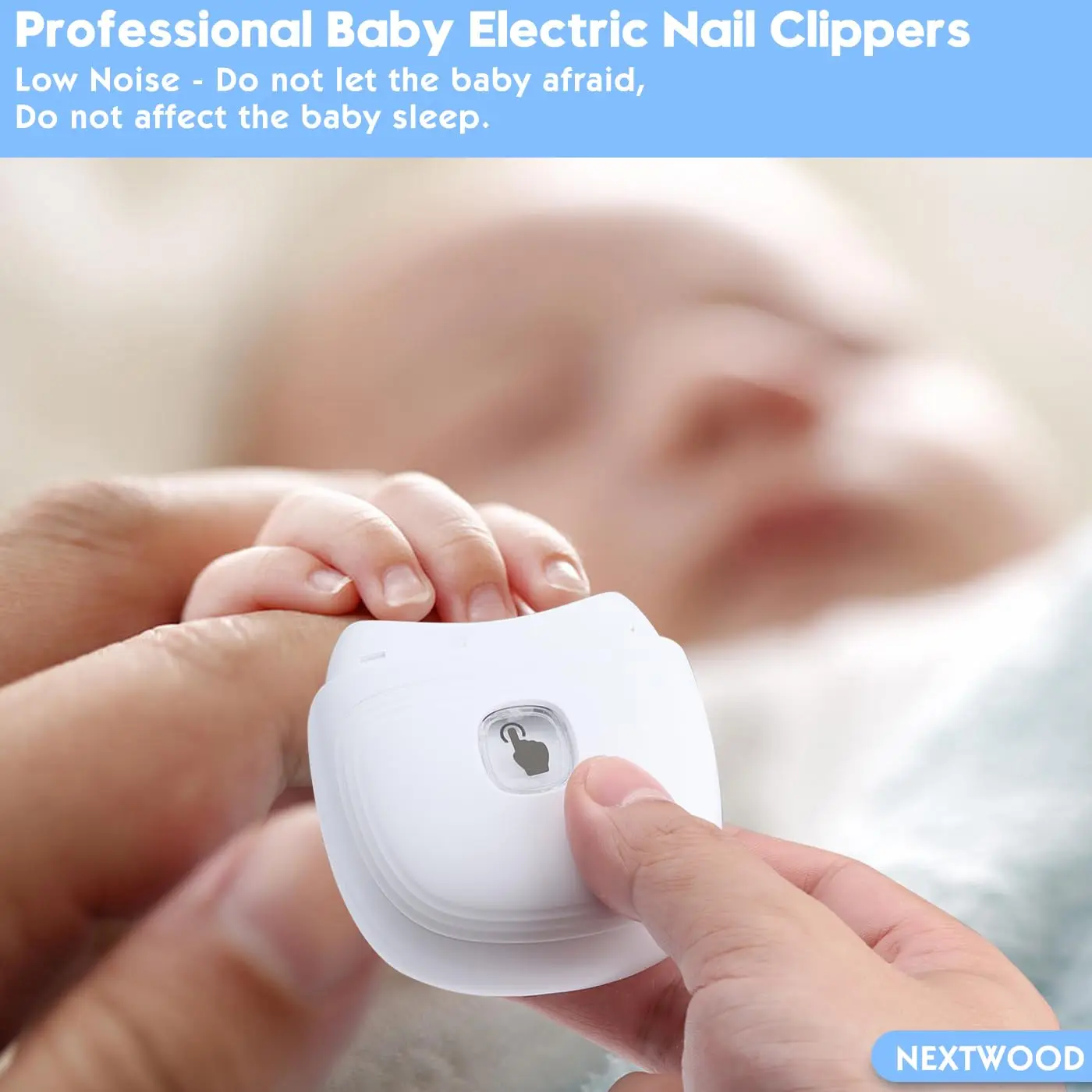 USB Rechargeable Safety Fingernail Trimmer ZJD003 Electric Automatic Baby Nail Trimmer Electric Nail Trimmer Fingernail Cutter