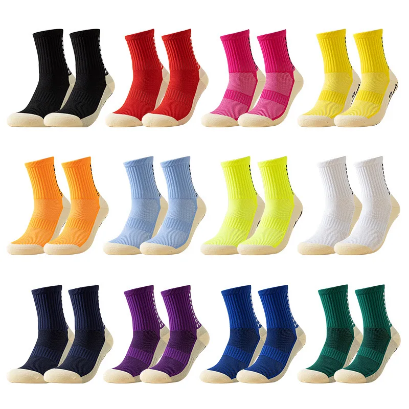 Men Football Socks Wholesale Sole Anti Slip Non-Slip Training Grip Sports Soccer Socks