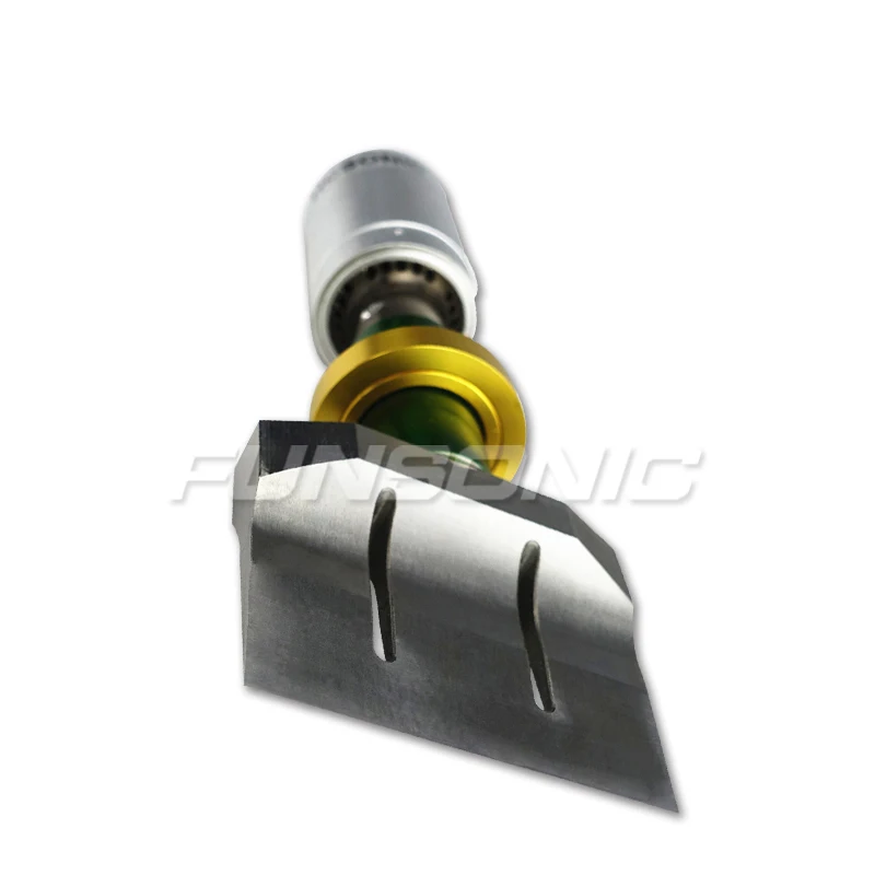 High efficiency rubber tire cutter ultrasonic cutting knife for plastic rubber