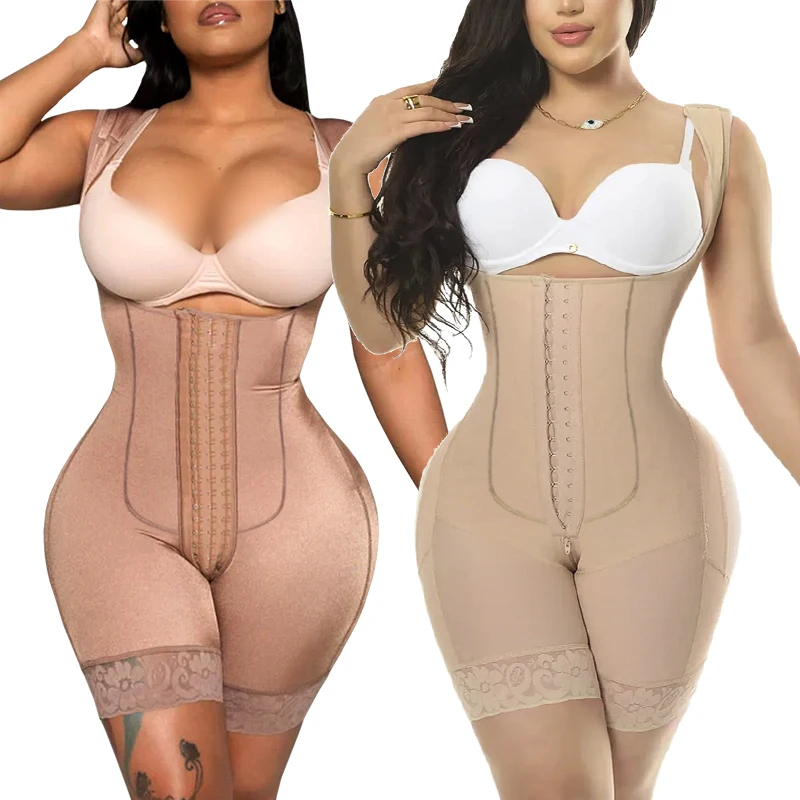 High Compression Stage 2 3 Tummy Control Pospartum Post Op Liposuction Girdle Body Shapewear Fajas Colombianas Corset Shaper