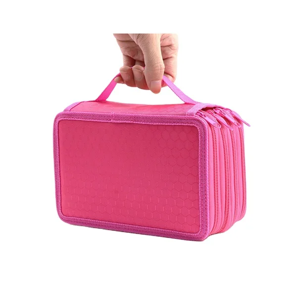 2022 Alibaba new supplier wholesale multi-layer zipper pencil case