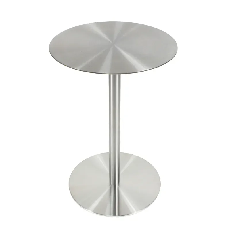 Brushed surface hot sale luxury  fast food table legs Stainless steel table base