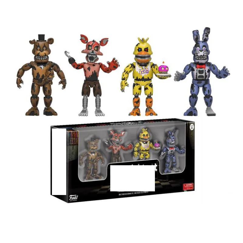 Five Nights At Freddy With 3d Eyes Halloween Horror Thriller Adventure Game Mini Building Blocks Bricks Figures Toys