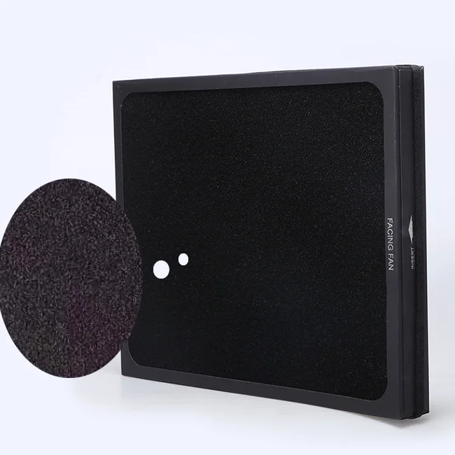 
 High quality H13  0.3 Micron activated carbon filter and hepa composite filter for household air purifier  