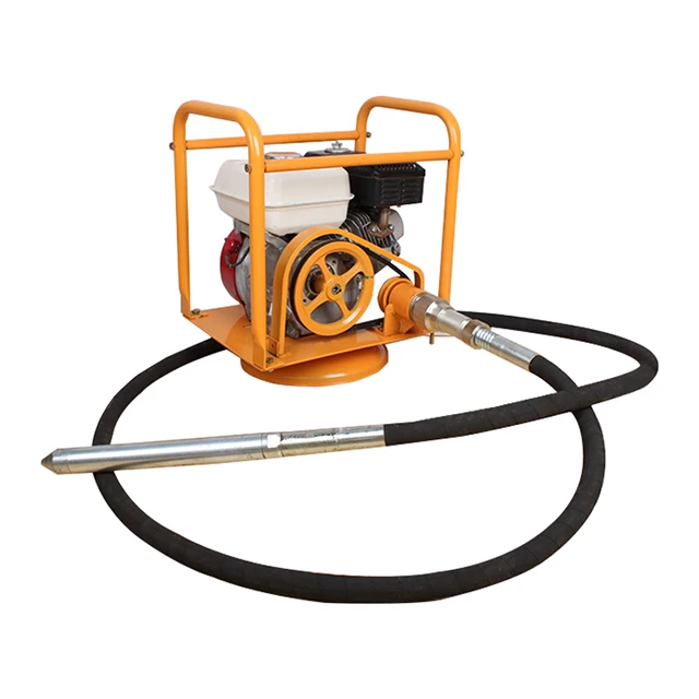 
high frequency Gasoline concrete vibrator machine with 6m flexible shaft 