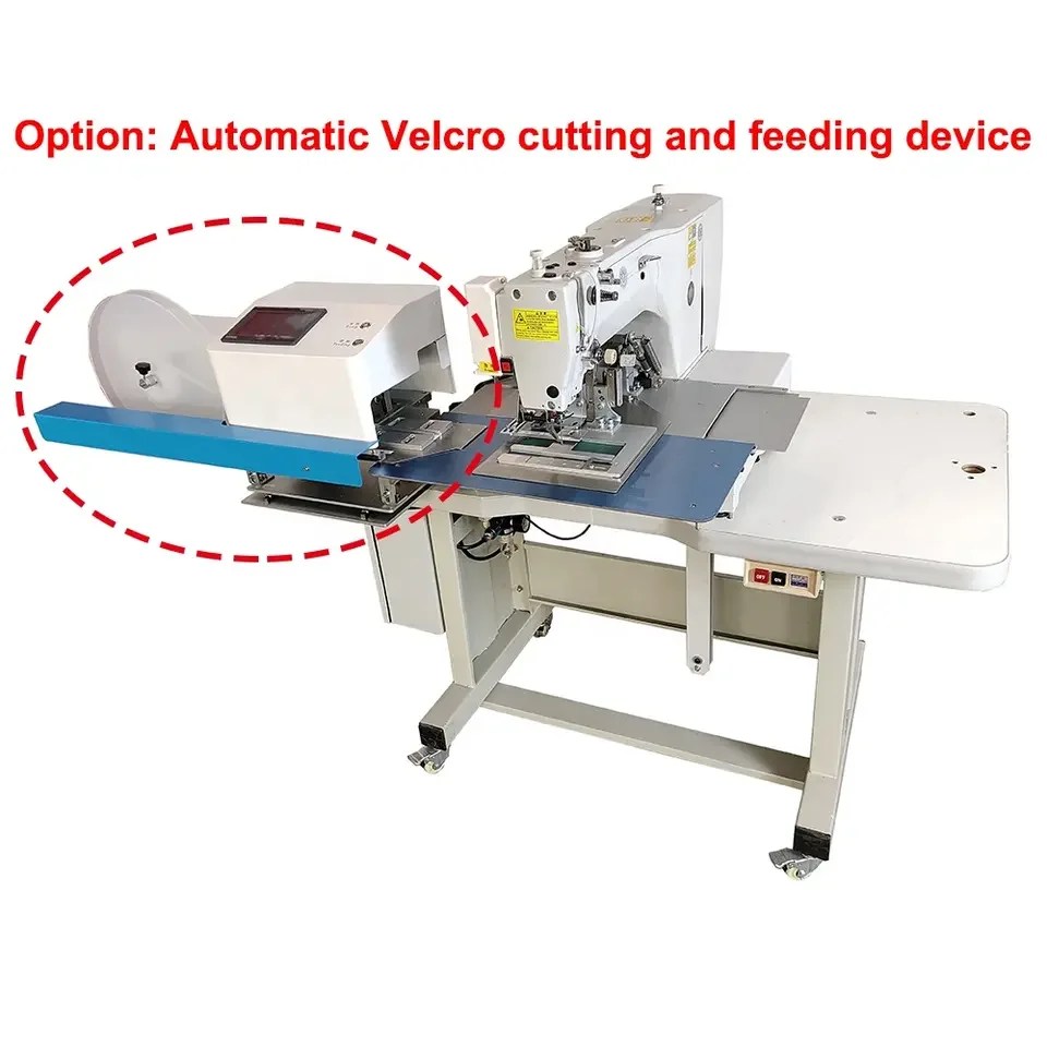 3020 maquina de costura template stitching machine automatic computerized woven label pattern sewing machine