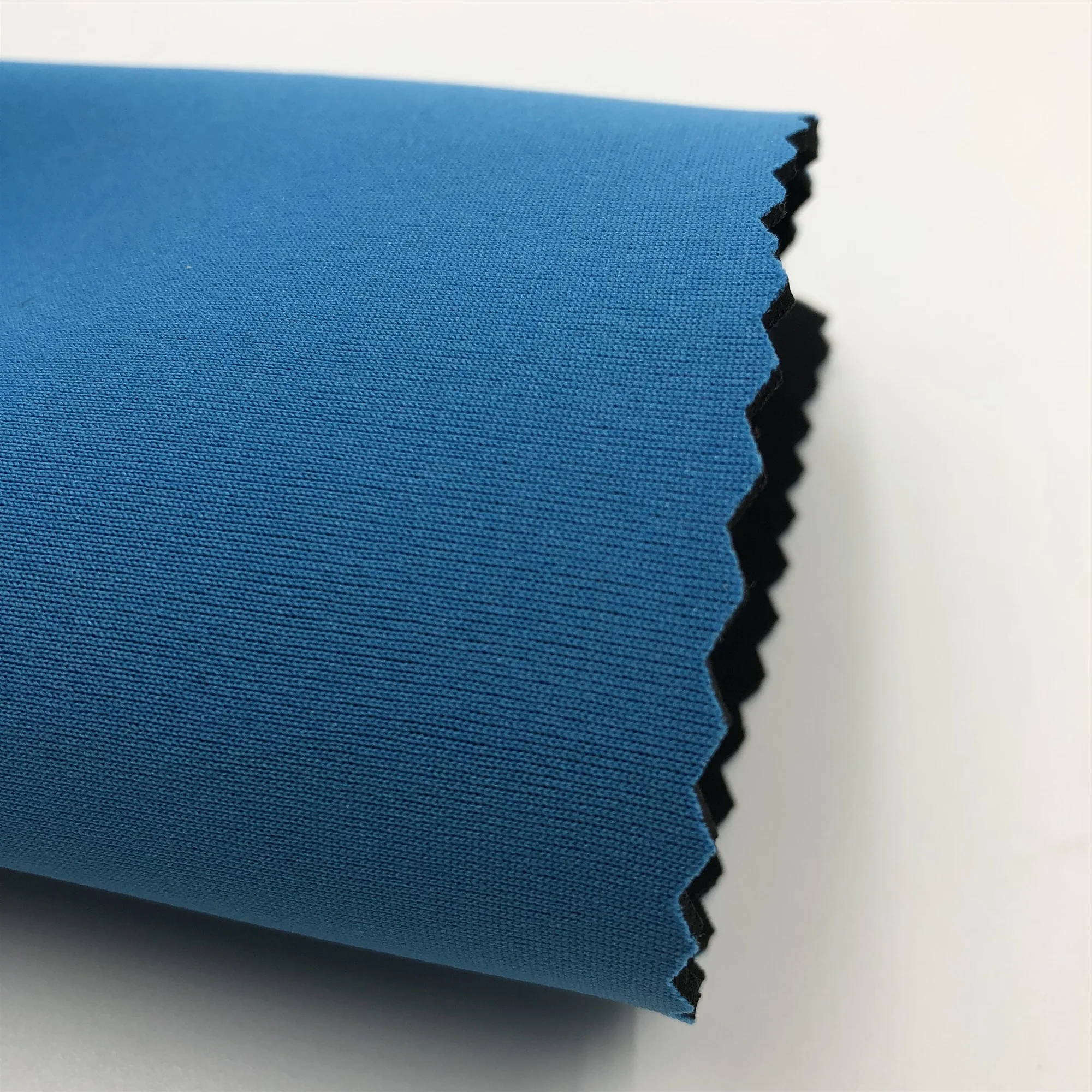 China manufacturer high quality neoprene breathable sky blue color neoprene  with polyester fabric
