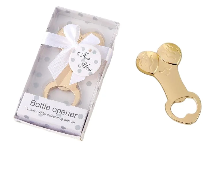 Creative Naughty Penis Shaped Wedding Beer Bottle Opener Adult Hen Bachelorette Party Favors Guests Gifts