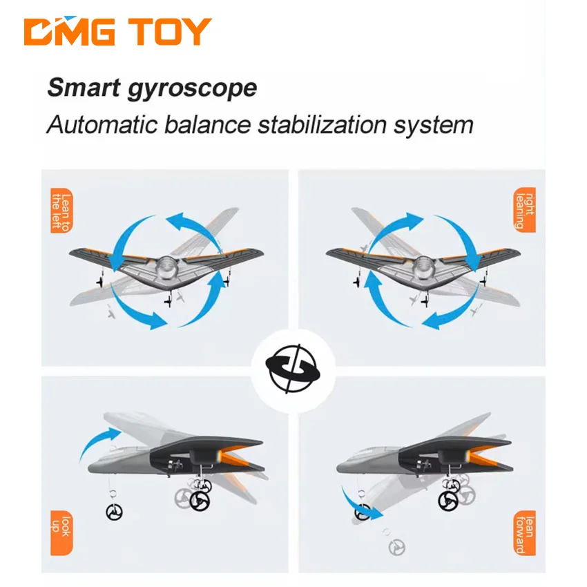 wholesale rc plane 2.4G remote control aircraft easy to fly fixed wing rc foam glider radio controlled aircraft