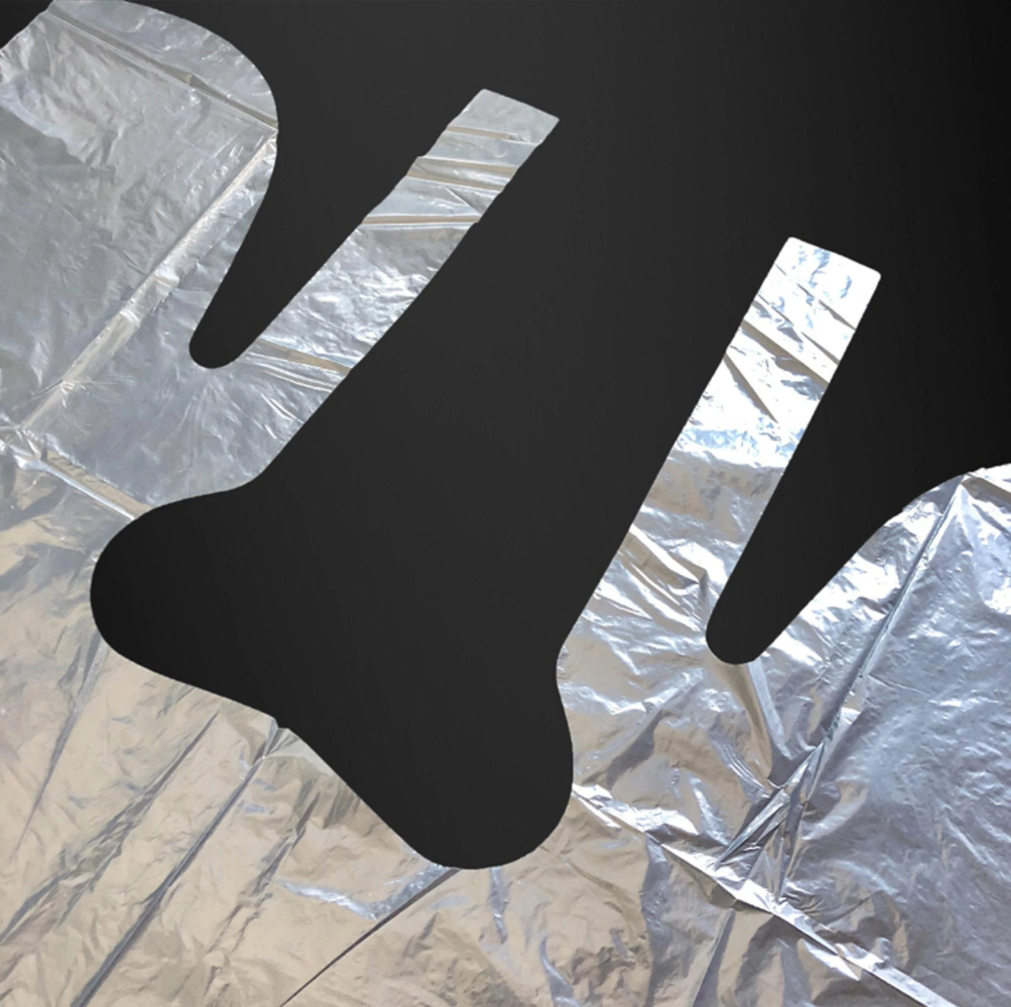 PE Disposable Custom Printed Hair Cutting Capes for Children More Sanitary And Economical Than Nylon/Vinyl Capes