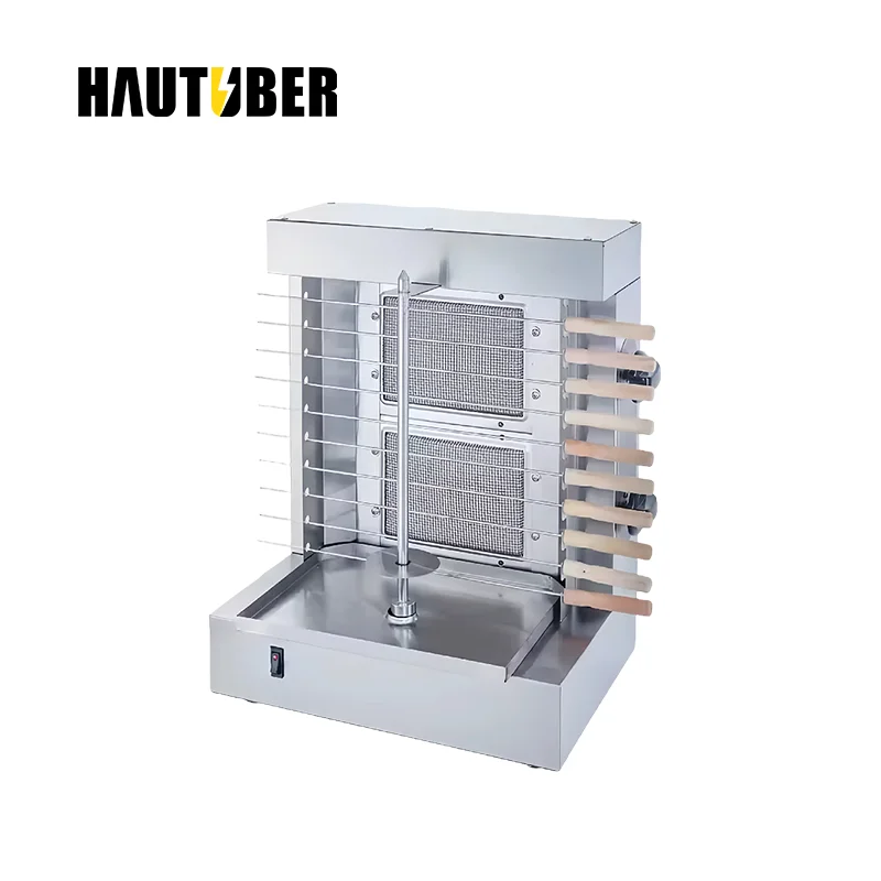 Low Price Wholesale Large Stainless Steel Gas Electric  Chicken Rotary Rotisserie Oven With Basket