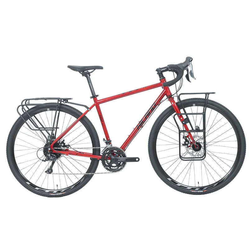 JOYKIE 2*9Sp GRAVEL CR-MO Road Bicycle Racing Bike 700C*38C 18 Speed Road Bike