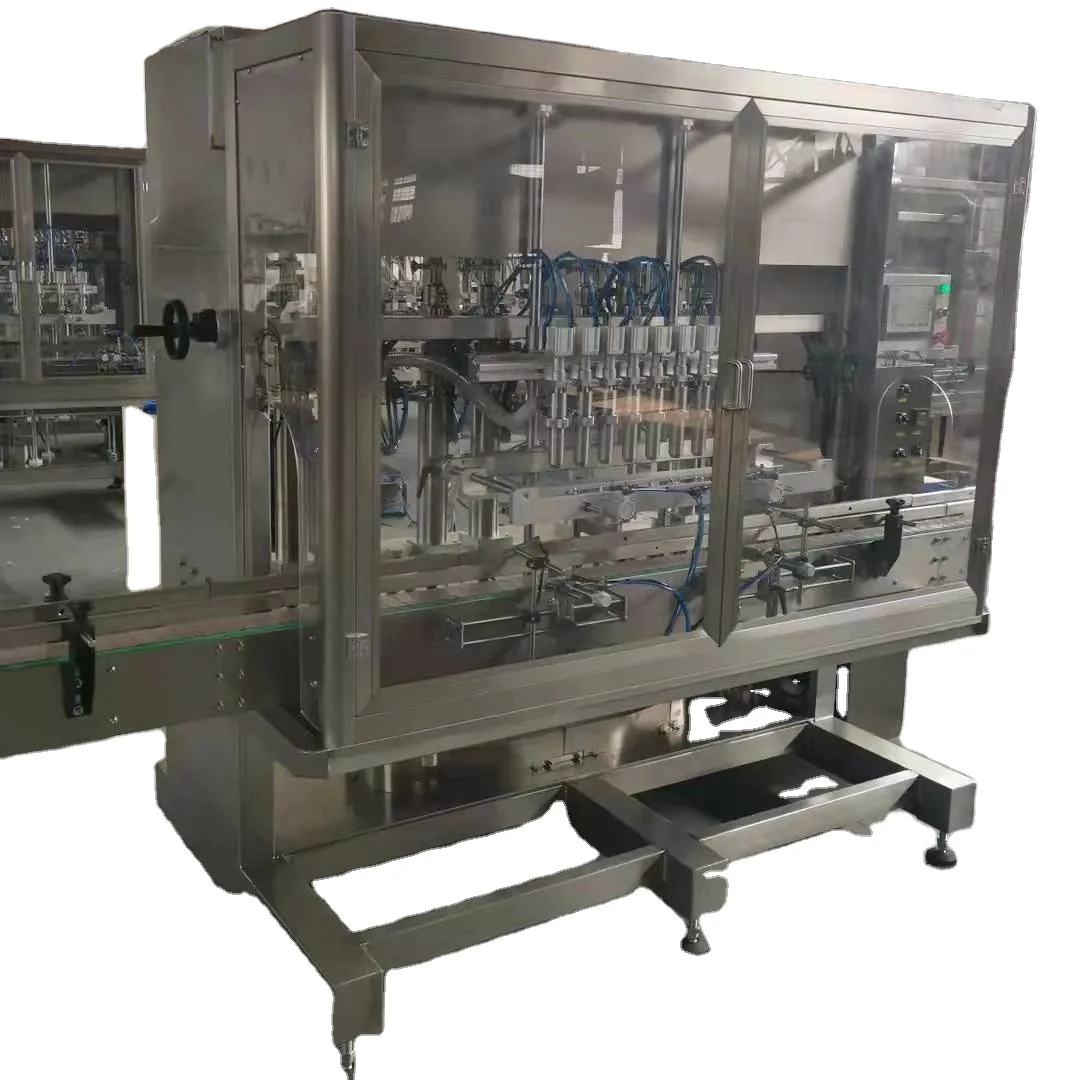 6 Nozzles filling machine, High accuracy and productivity for bottle/can/pouch filling