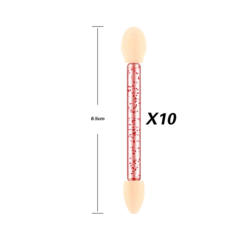 
Plastic latex sponge double-headed eye shadow applicator disposable eye shadow applicator 