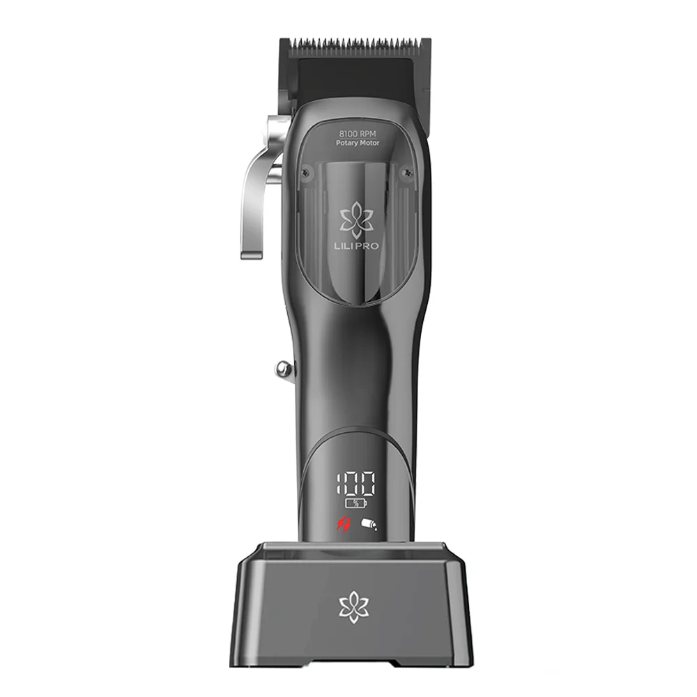 LILIPRO L28 High-Speed Brushless 8100RPM Professional Barber Machines for Men Cordless Electric Power Source Hair Clippers