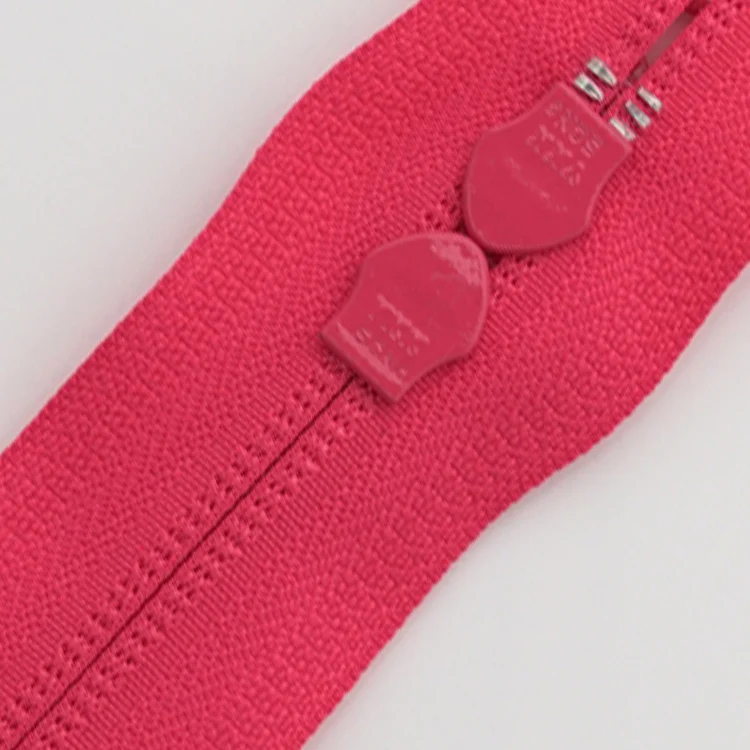 YKK Zippers Nylon Coil Double Closed End Zipper Auto Lock Slider Head to Head Puller for Bag Sewing Tent Zipper for a Jacket