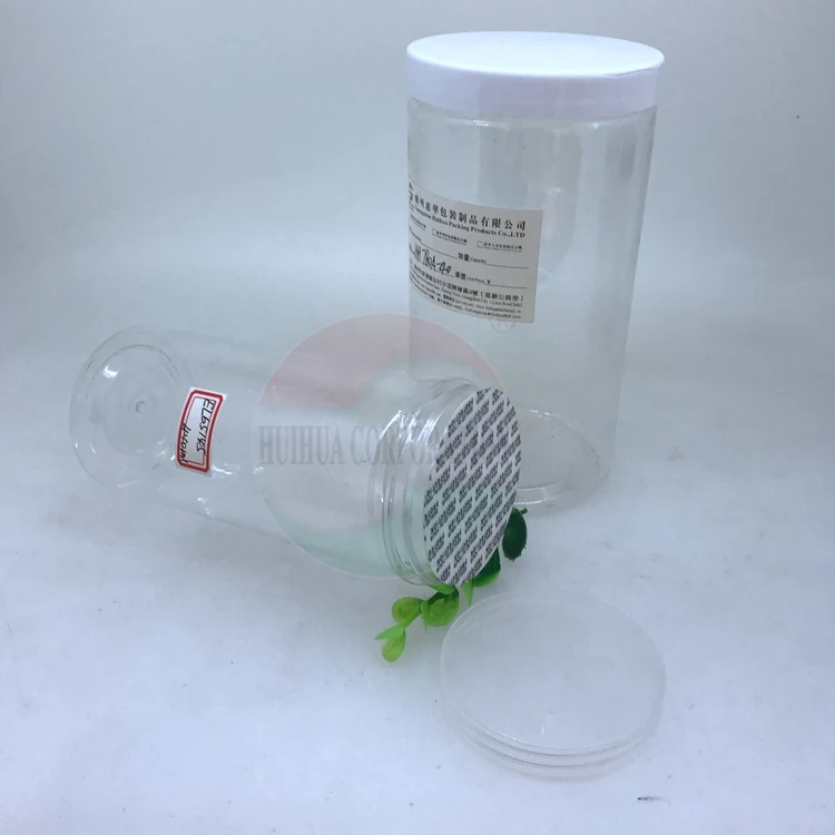 
1000 ml PET plastic jar with screw lid 