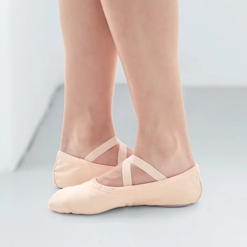 Изготовление на заказ, двойная парусиновая мягкая подошва с кошачьими крапанами и сердечками, балетная обувь для девочек, Мужская танцевальная обувь