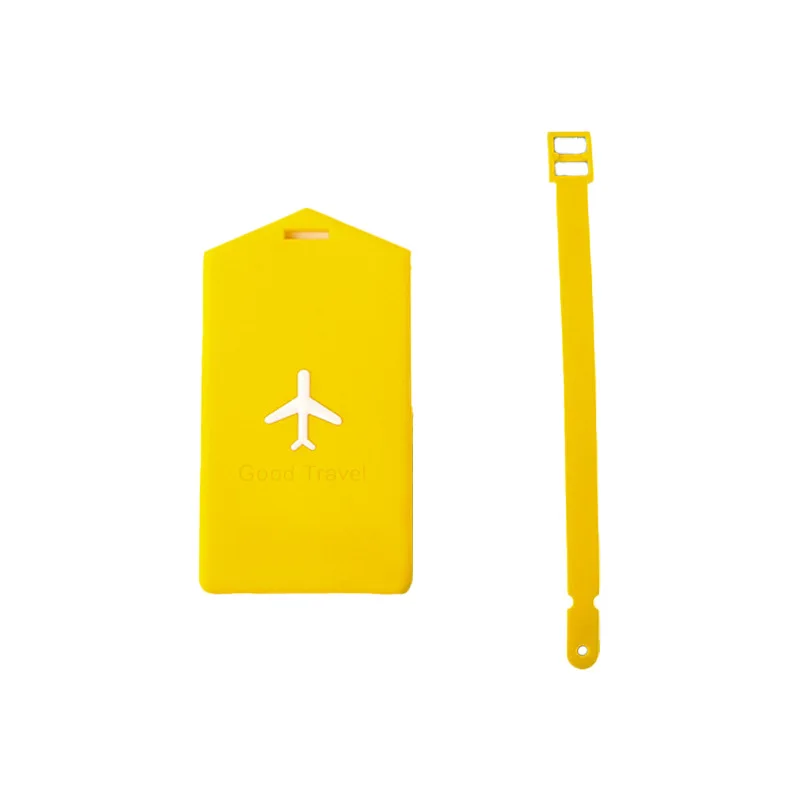 Passport Holder silicone travel suitcase bag pvc luggage tag, Multi-color PU Leather card Labels Baggage Handbag  for traveler