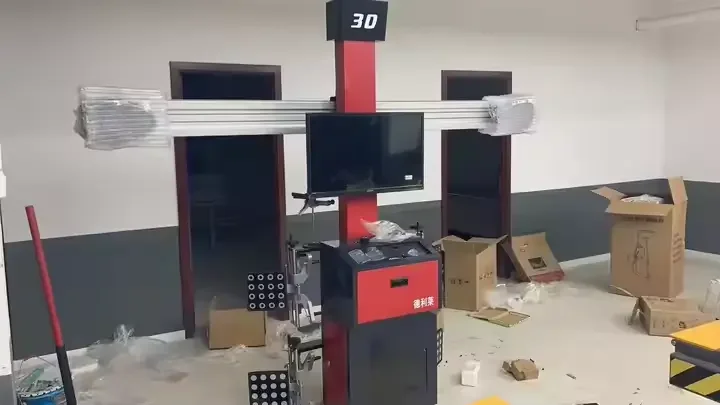 Multi-Language 3D Wheel Aligner with Easy Calibration Tools
