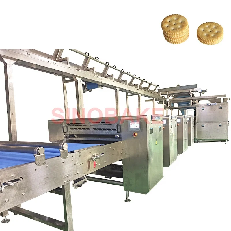 SINOBAKE Fully Auto Salty Biscuit Machine in China