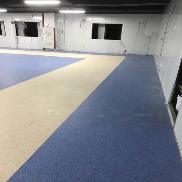 High Quality Luxury Waterproof Plank 2Mm 3Mm Hospital  Floor Tile surface treatment pvc flooring