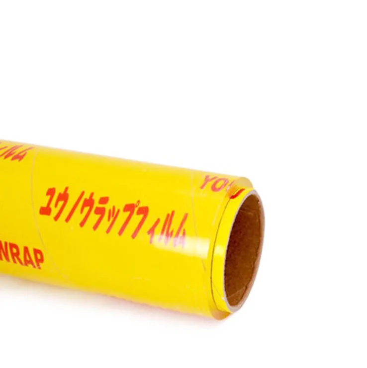 Best Fresh food warp grade packing pvc cling film jumbo roll stretch film casting pvc film