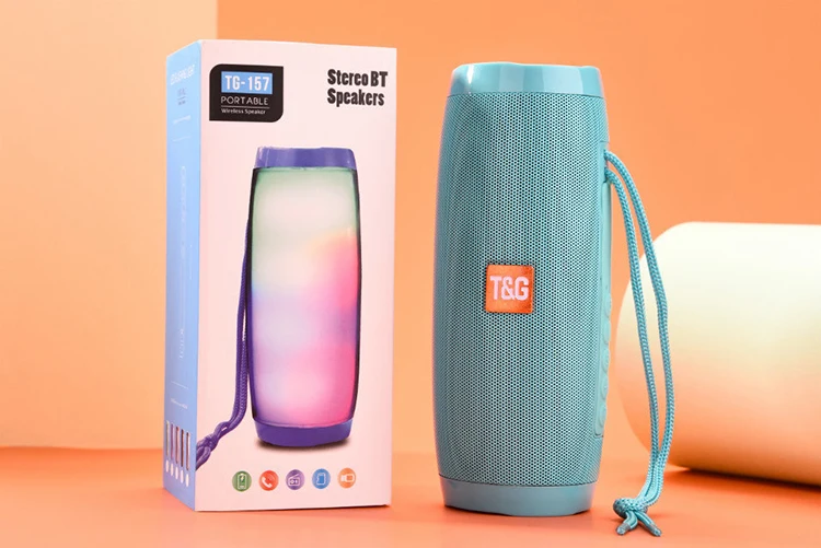  Tg 157 портативный Bluetooth 5 0 t & g tg-157 динамик для мобильного телефона/компьютера беспроводной светодиодный дисплей сабвуфер стерео Cool