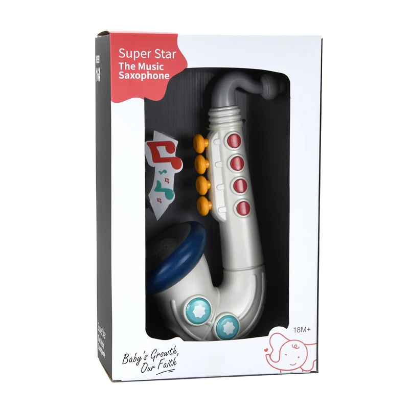 Wholesale baby musical plastic saxophone popular toys for boys and girls